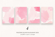 Blushing Pink Watercolor Clip Art, an Object Graphic by Chelsea Bromley (Thumbnail 2 of 4)