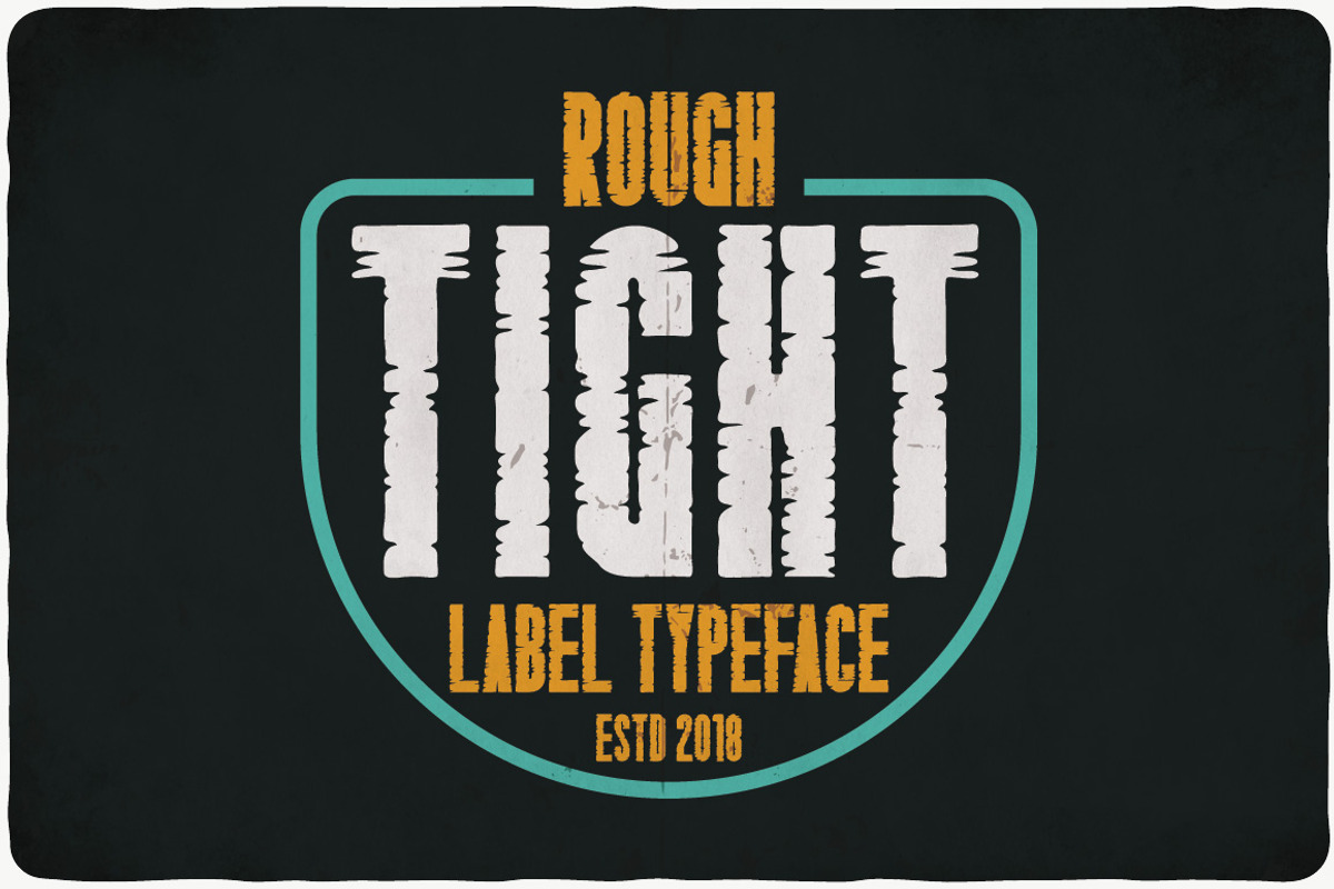 Tight typeface preview 6
