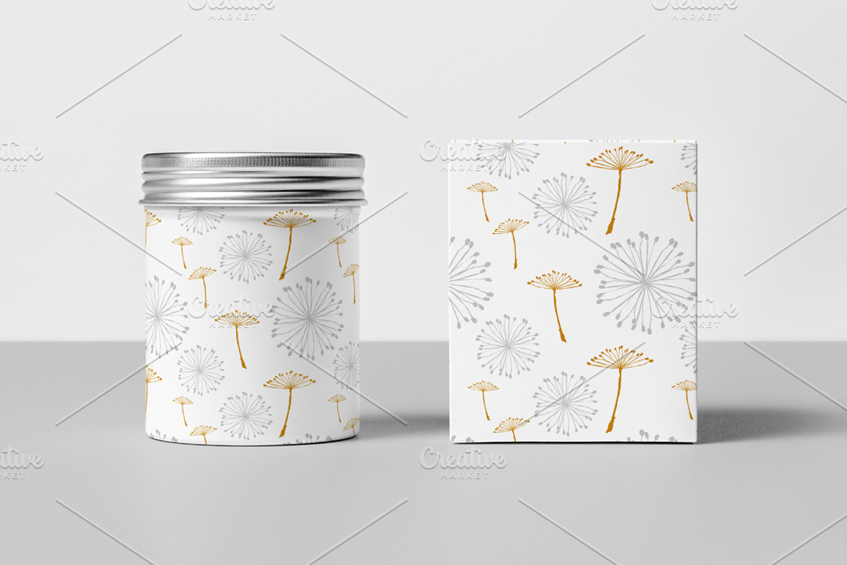 Dandelion Pattern, a Pattern Graphic by Luis Quesada Design (Photo 3 of 3)