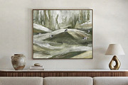 Countryside Hills & Cows Wallpaper, a Wallpaper Graphic by apollinariia_shop (Thumbnail 12 of 13)