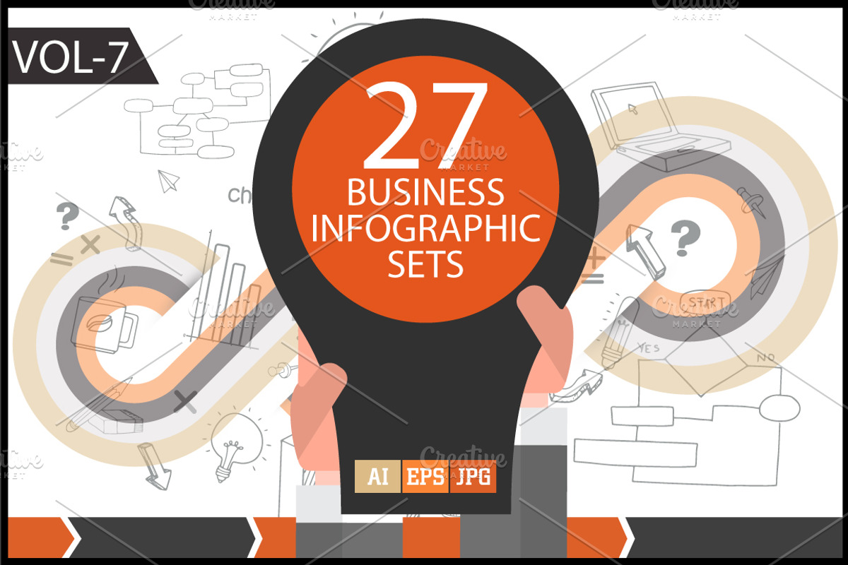 Business Infographic Sets Vol - 7, a Finance Illustration by Allies Interactive (Photo 1 of 4)
