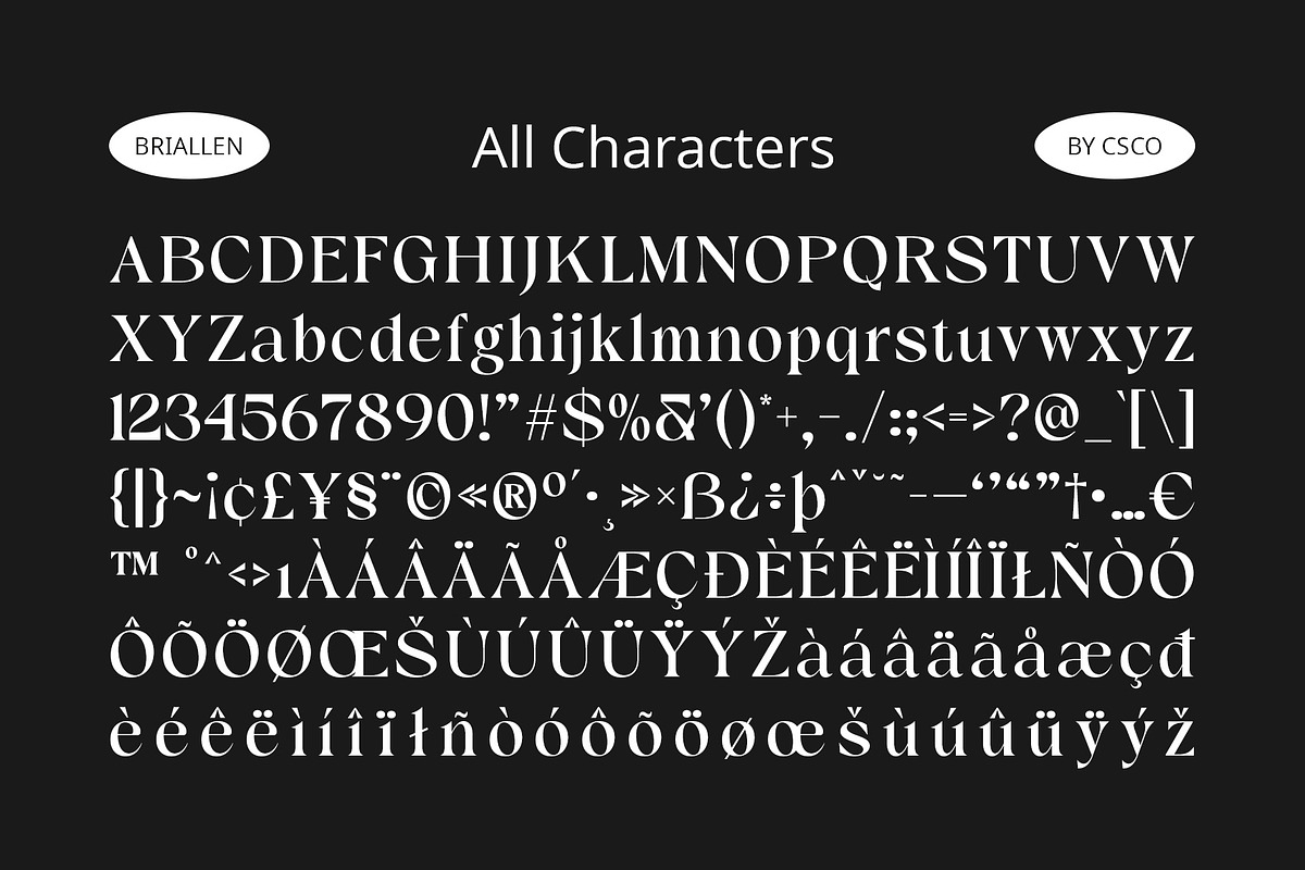 Briallen – Elegant Font, a Serif Font by Craft Supply Co. (Photo 8 of 8)