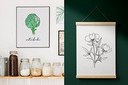 Floral clipart and monograms, vector, an Illustration by harmonia_green_art (Thumbnail 9 of 16)