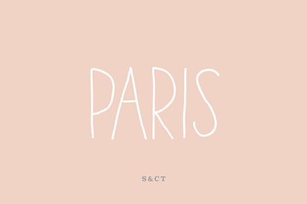 Paris Font Pack