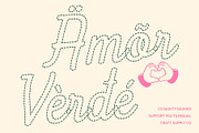 CS Dainty Dashed, a Script Font by Craft Supply Co. (Thumbnail 7 of 8)