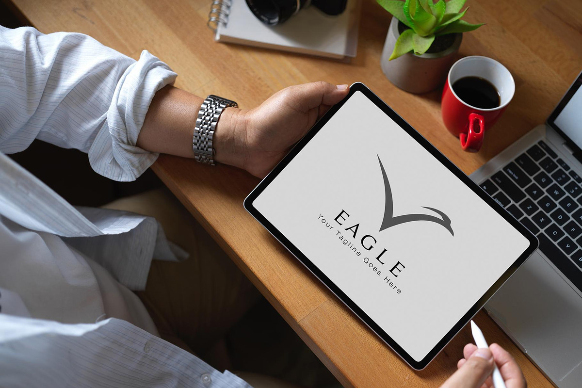 Minimalist Eagle Logo Design, a Branding & Logo Template by YUDesignStore (Photo 8 of 11)