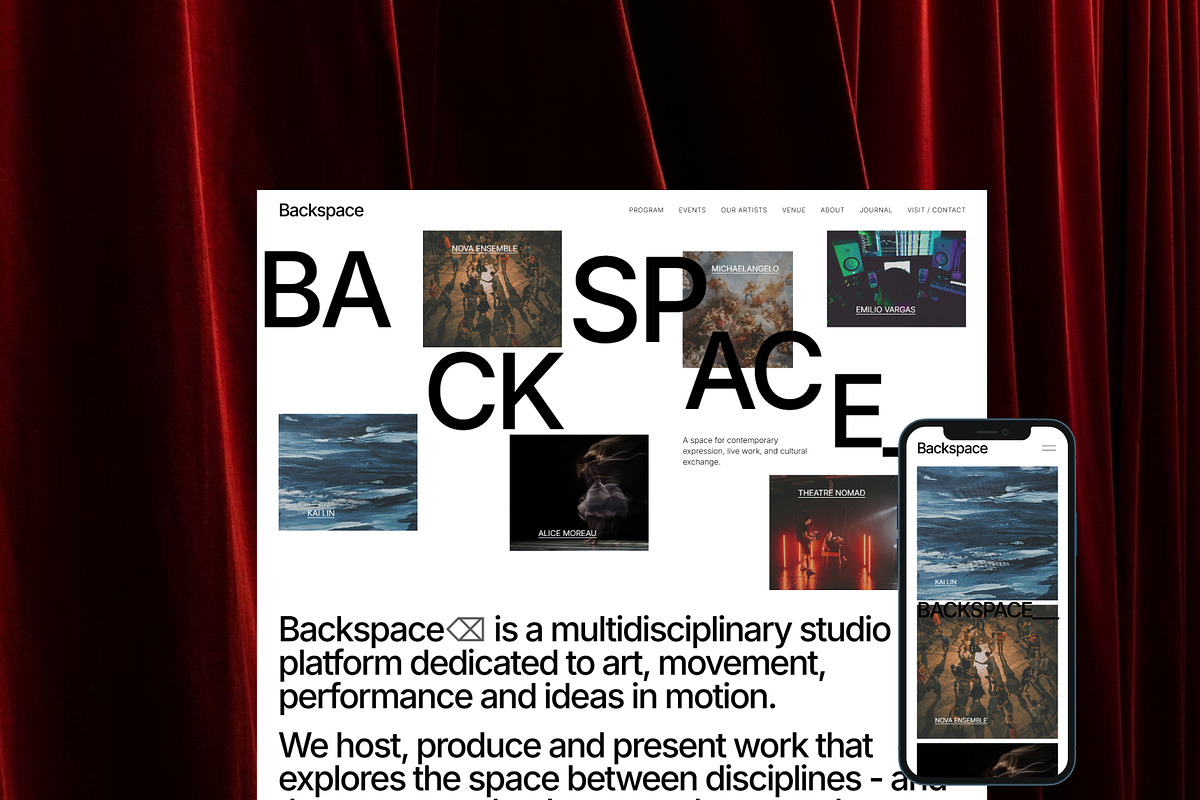Backspace - Squarespace Template, a Squarespace Template by Gem Media (Photo 1 of 5)