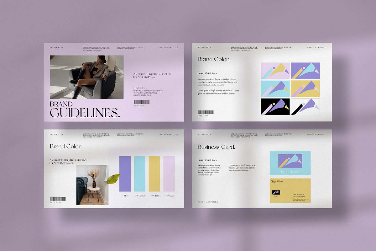 Brand Guidelines Template, a Presentation Template by UpSolution (Photo 8 of 8)