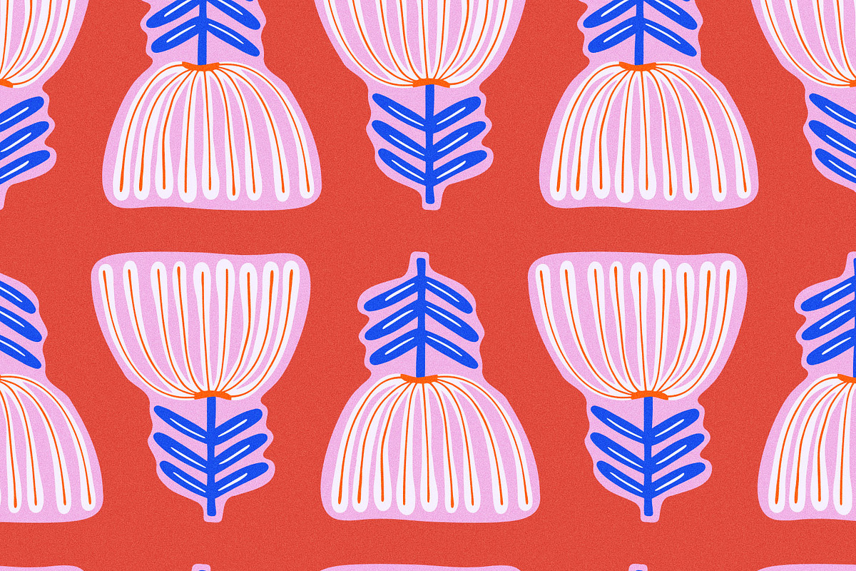 Kaleo Abstract Floral Pattern, a Pattern Graphic by likorbut (Photo 12 of 12)