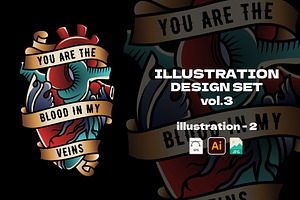 Illustration Design Set Vol.3