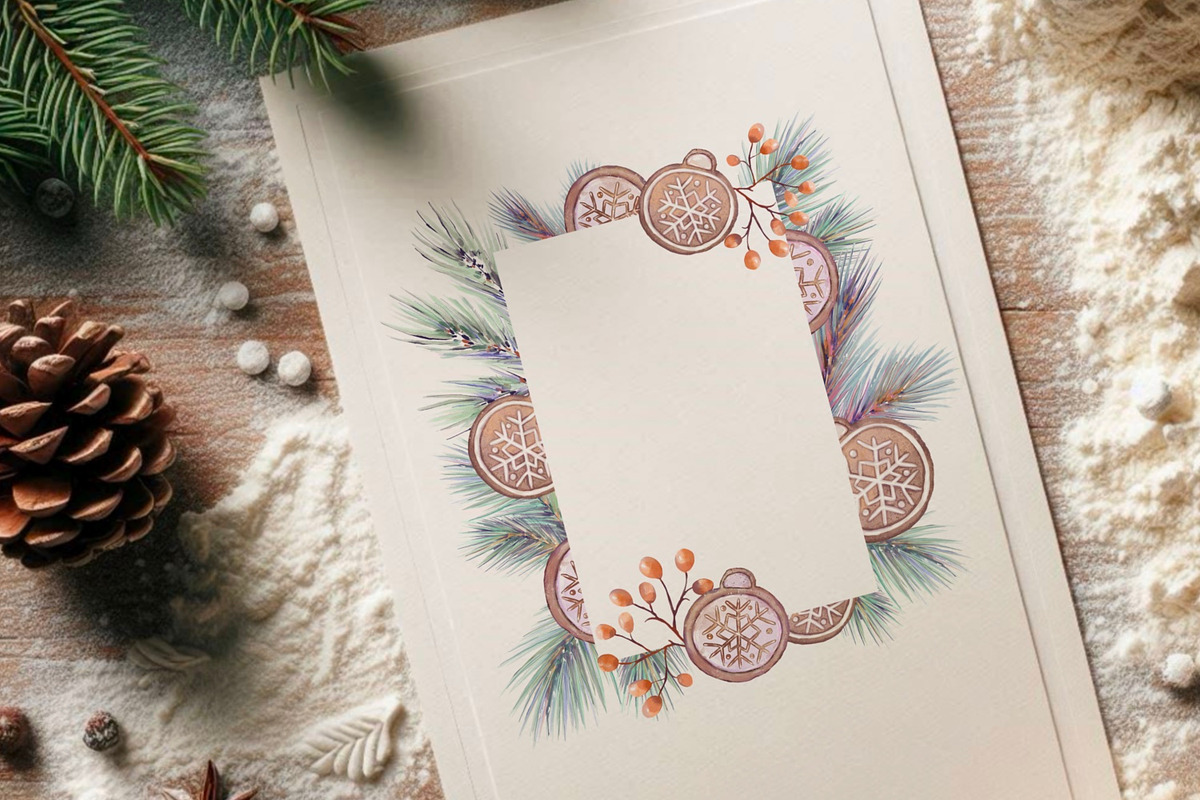 Christmas Cookies watercolor, a Food Illustration by Shabbypie (Photo 5 of 12)