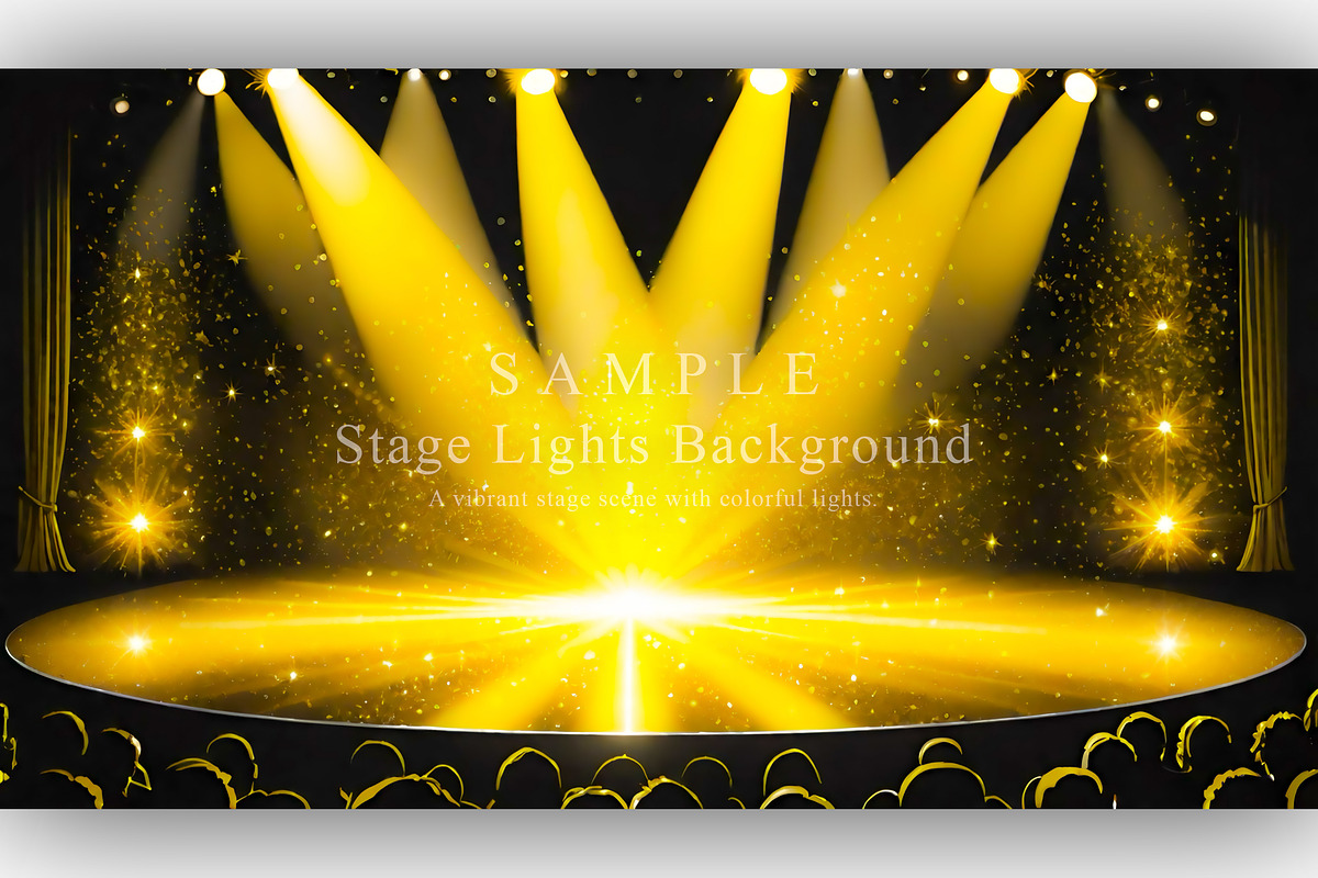 15 Stage Lights Background, a Background Graphic by NOMO DESIGN (Photo 16 of 16)