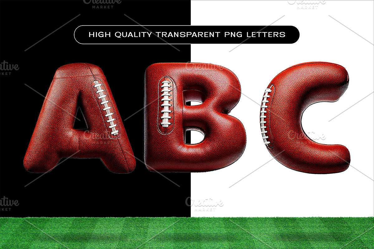 Inflated Football | Letters & Font, a Font by Making Rad Things (Photo 3 of 8)