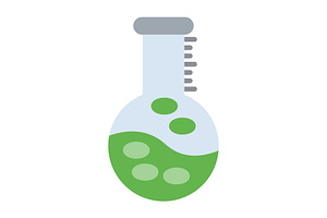 Flask Flat Icon, a Duotone Icon by Pexelpy