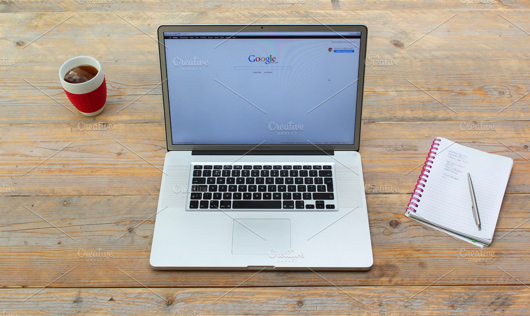 Macbook Pro On Desk