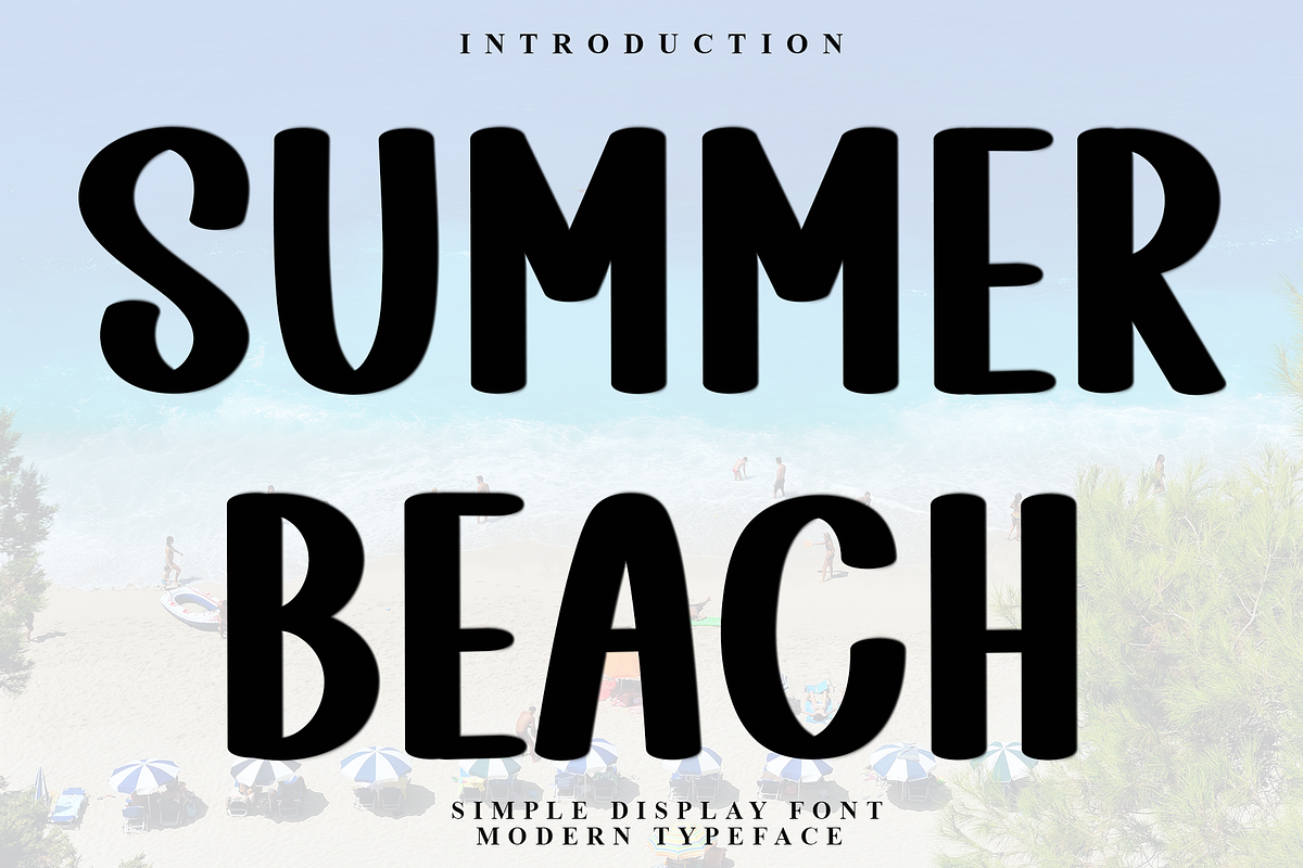 Summer Beach, a Serif Font by FreshTypeINK (Photo 1 of 8)