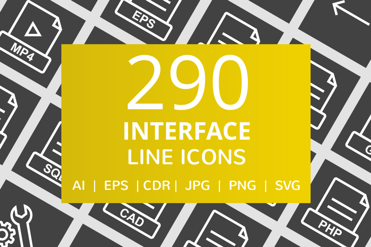 290 Interface Line Inverted Icons, an Outline Icon by IconBunny ...
