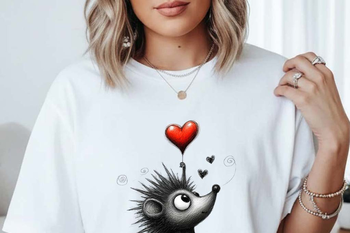 Minimal Whimsical Valentine Day Art, an Illustration by one-touch (Photo 3 of 10)