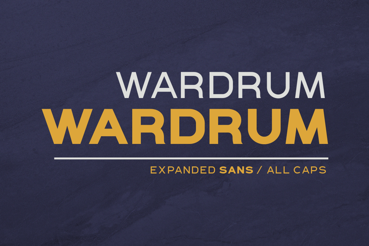 WARDRUM - Expanded Sans, a Sans Serif Font by Letterhend Studio (Photo 10 of 10)
