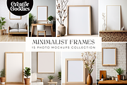 Minimalist Frames Poster Mockups, a Merchandise Mockup by Creator Goodies (Thumbnail 1 of 3)