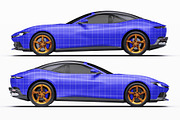 2027 Sport Convertible Mockup Set, an Advertising Mockup by Halal Graphic Studio (Thumbnail 9 of 12)