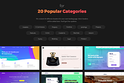 Erfusion - 20 Hero Headers (70% OFF), an UI Kit Template by Pentaclay (Thumbnail 2 of 6)