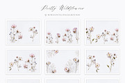 Pretty Wildflowers I Pressed Flowers, a Background Graphic by by creative paper (Thumbnail 12 of 14)