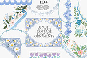 110+ hand painted frames corners, a Decorative Illustration by Patishop Art (Thumbnail 6 of 10)