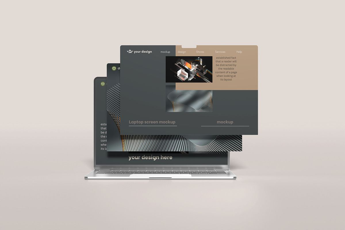 Laptop Screen Mockup, a Mac Mockup by swsi-studio (Photo 6 of 8)