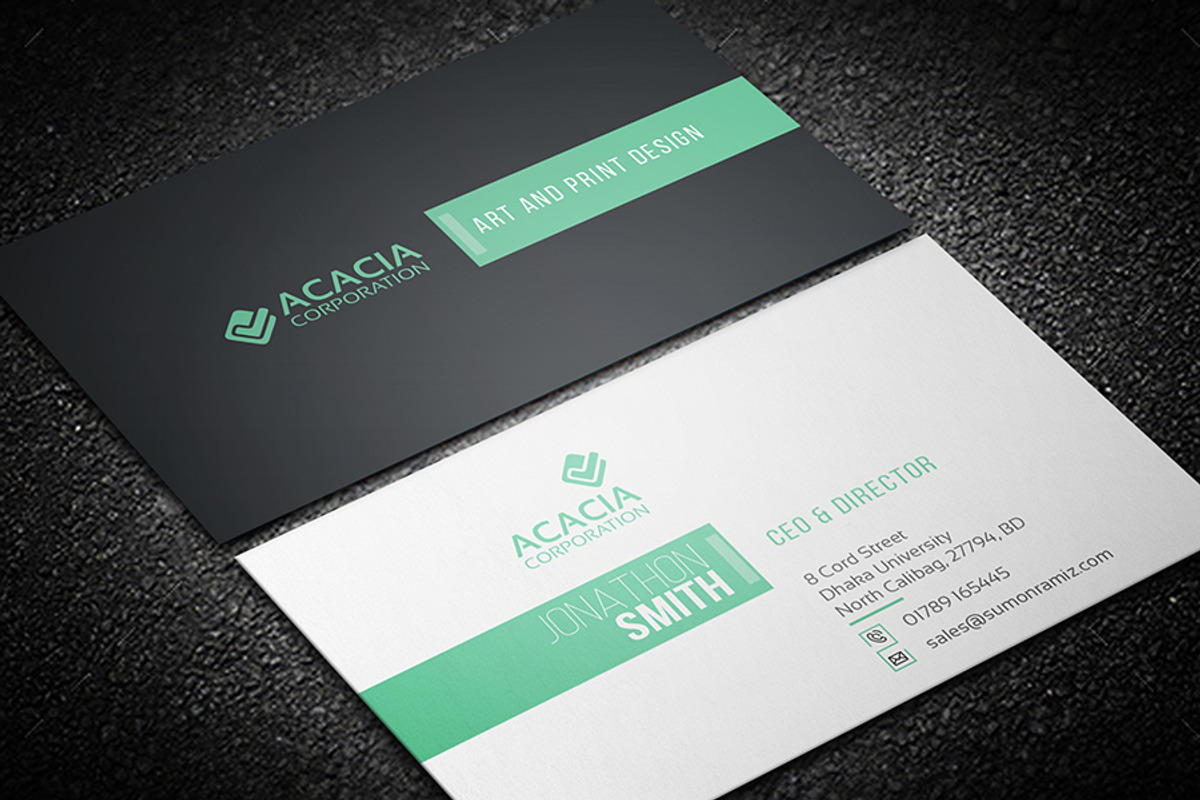 Elegant Business Card, a Business Card Template by DesignGhar (Photo 3 of 6)
