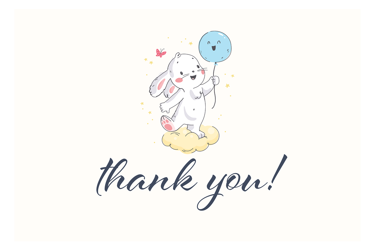pretty bunny kit, an Animal Illustration by Funnystore (Photo 17 of 17)