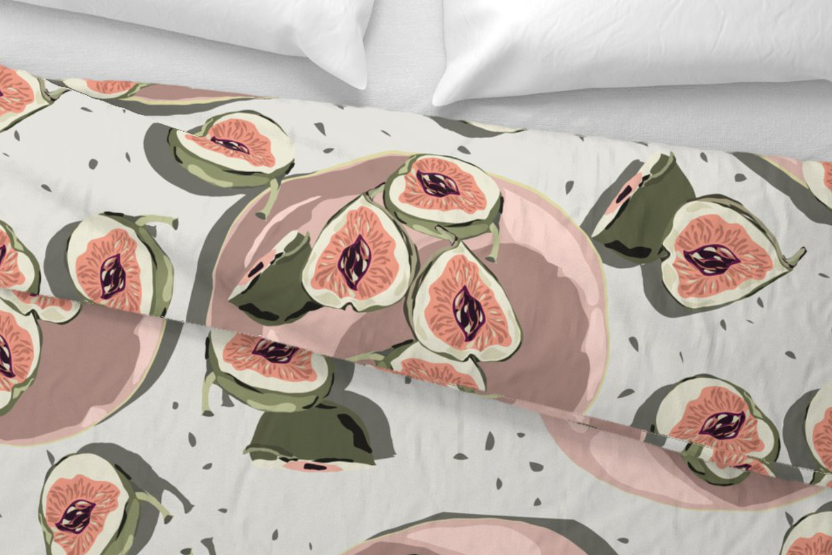 Terrazzo Fig Fruit Scatter, a Pattern Graphic by Cotton Melon pattern Shop (Photo 3 of 5)