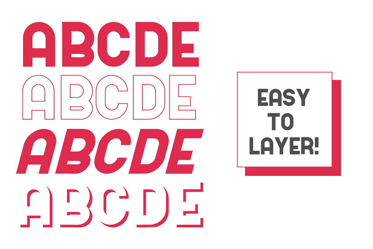 Kodek Typeface preview 3