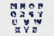 Animal Kingdom Font, a Sans Serif Font by Anastasia Feya (Thumbnail 7 of 9)