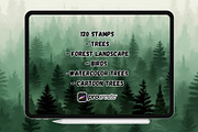120 Tree Brushes For Procreate, a Brushes & More by Torus1 (Thumbnail 7 of 7)