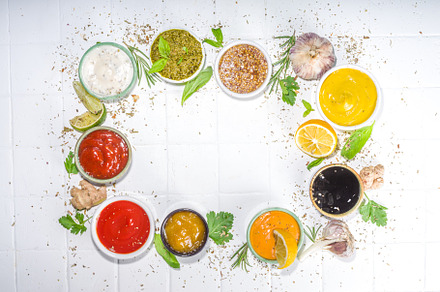 Set of various classic sauces, a Food & Drink Photo by Rimma
