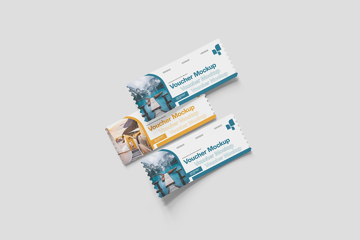 Voucher Mockup, a Product Mockup by bimockup (Photo 5 of 6)