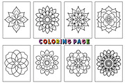 Simple Flower Mandala Coloring Book, an Arts & Entertainment Photo by Wow Magic (Thumbnail 1 of 3)