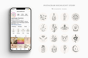 Instagram Highlight Story Templates., a Social Media Template by Olya Creative
