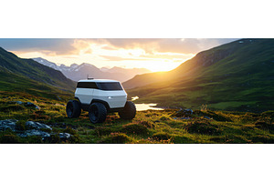 Autonomous off-road vehicle, a Transportation Photo by Igor Tichonow