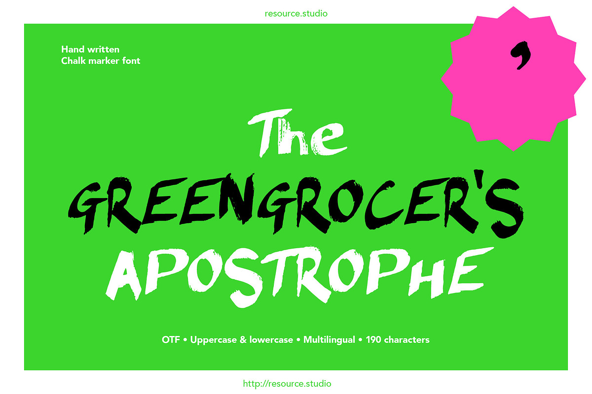 The Greengrocer's Apostrophe
