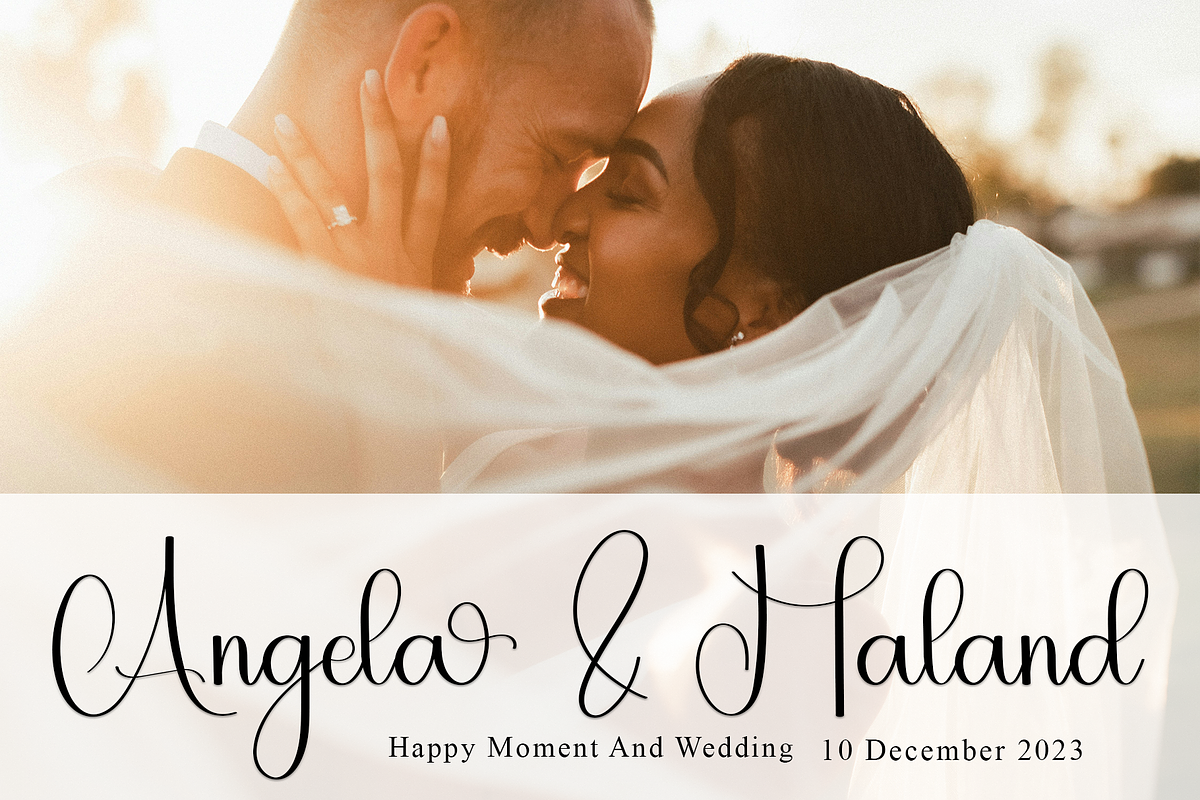 Angela Samanta, a Handwritten Font by FreshTypeINK (Photo 5 of 8)