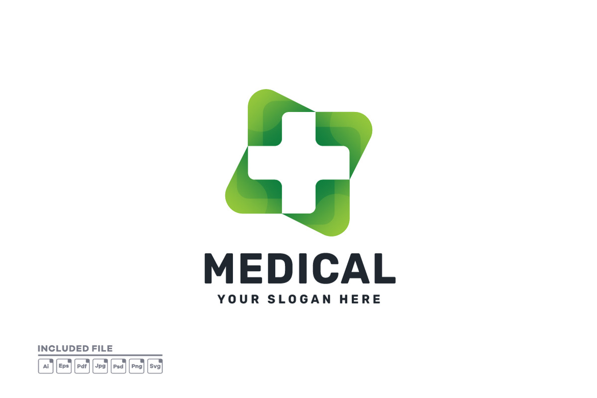 Medical Health Plus Line Logo Design, a Branding & Logo Template by yuanesei