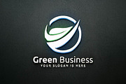 Circle Green Leaf Eco Business Logo, a Branding & Logo Template by jongcreative (Thumbnail 2 of 4)