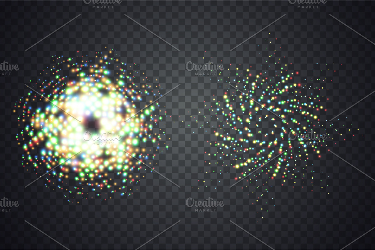 Glowing magical dust lights, a Texture Graphic by majcot