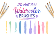 WATERCOLOR REALISTIC PROCREATE BRUSH, a Brush Add-On by BeeRubby (Thumbnail 3 of 4)
