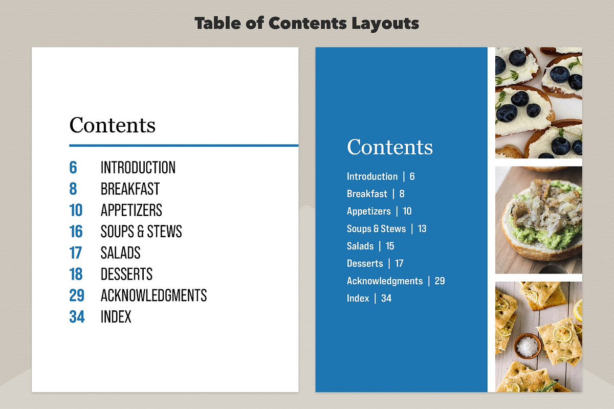 InDesign Digital Cookbook Template, a Brochure Template by Dandymark (Photo 6 of 12)