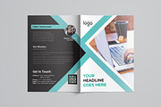 Creative Blue Bifold Brochure, a Brochure Template by ZAAS (Thumbnail 8 of 8)