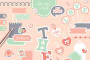 A Cute Love - Romantic Clipart, an Object Graphic by Euonia Meraki (Thumbnail 2 of 11)