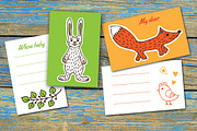 Forest animals hand-drawn, an Animal Illustration by EvgeniaV (Thumbnail 3 of 4)